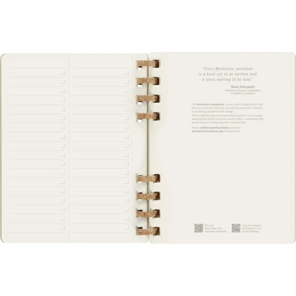  MOLESKINE Solar spiral planner khaki