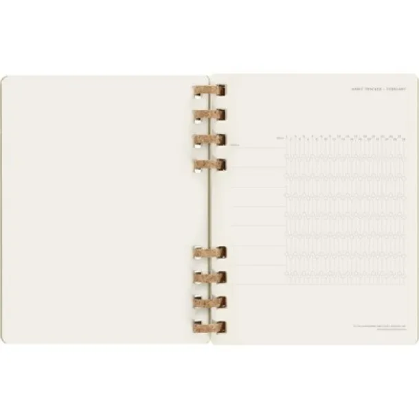  MOLESKINE Solar spiral planner khaki