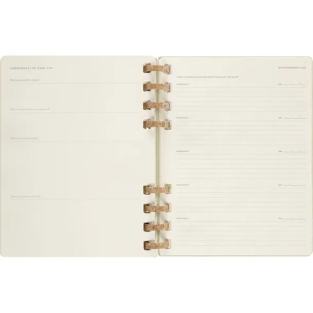  MOLESKINE Solar spiral planner light green