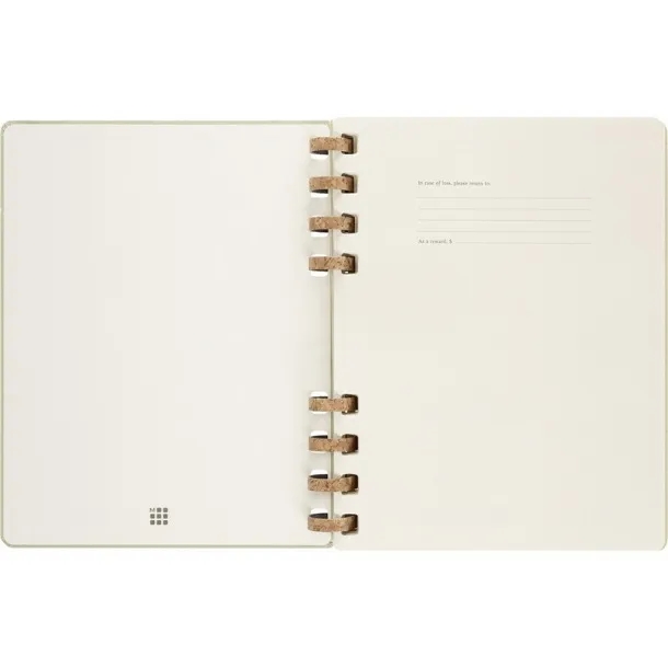  MOLESKINE Solar spiral planner light green