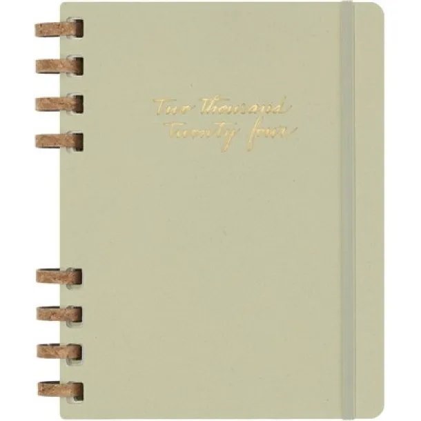  MOLESKINE Solar spiral planner light green