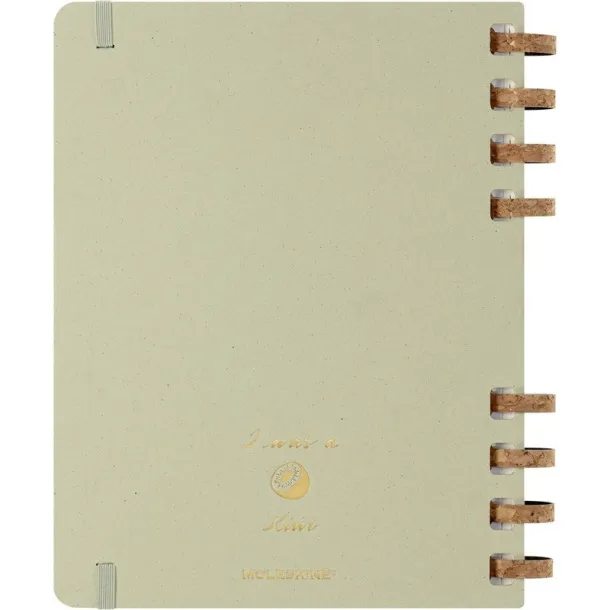  MOLESKINE Solar spiral planner light green