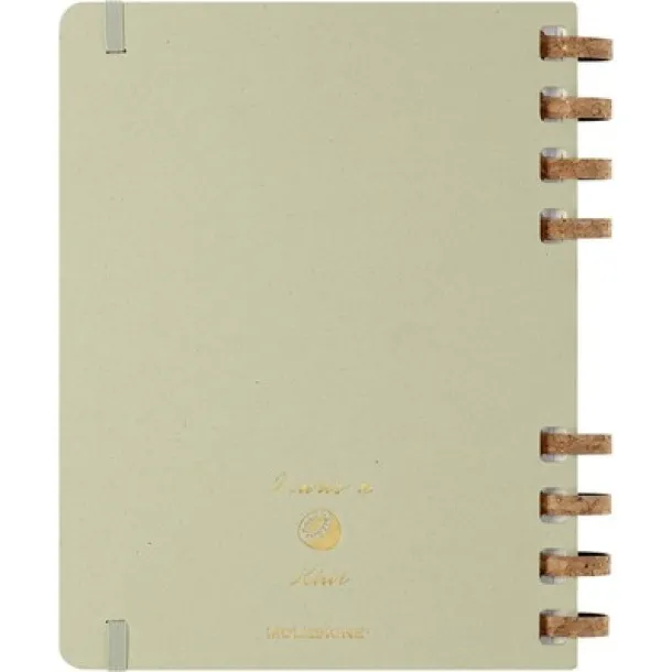  MOLESKINE Solar spiral planner light green