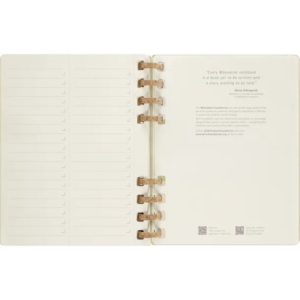  MOLESKINE Solar spiral planner light green