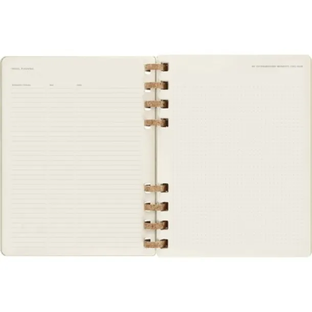  MOLESKINE Solar spiral planner light green