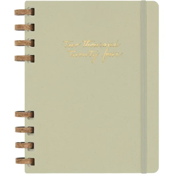  MOLESKINE Solar spiral planner light green