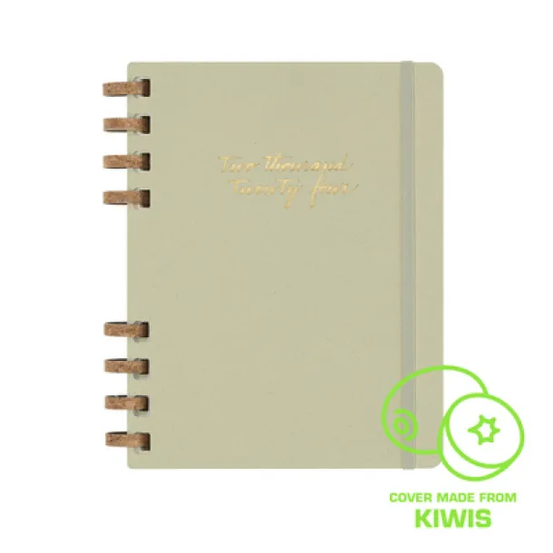  MOLESKINE Solar spiral planner light green