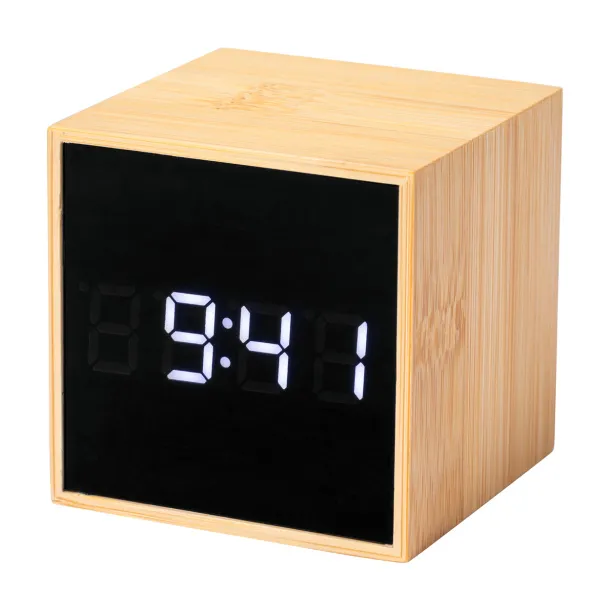 Melbran alarm clock Natural Black