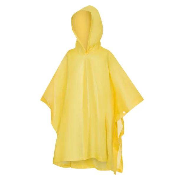 RAINBEATER dječja kabanica u futroli Žuta