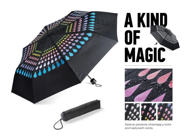 CROPLA kišobran koji mijenja boju BLACK CROPLA kišobran koji mijenja boju BLACK