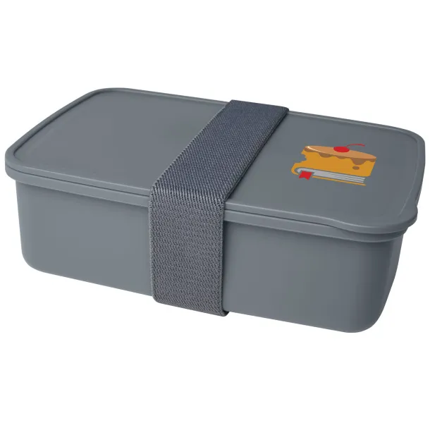 Dovi recycled plastic lunch box - Seasons Grey