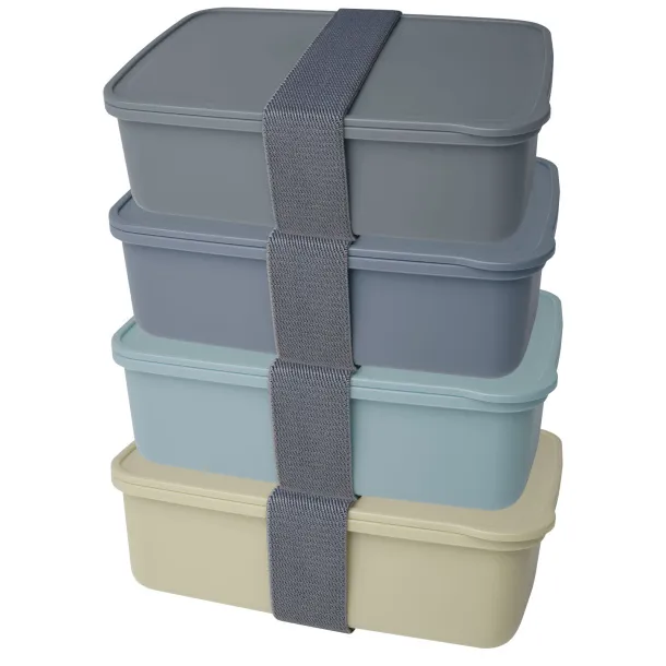 Dovi recycled plastic lunch box - Seasons Grey