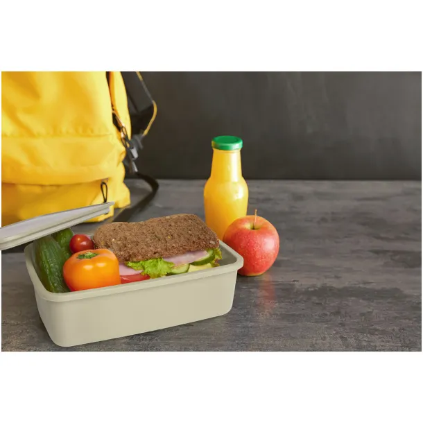 Dovi recycled plastic lunch box - Seasons Beige