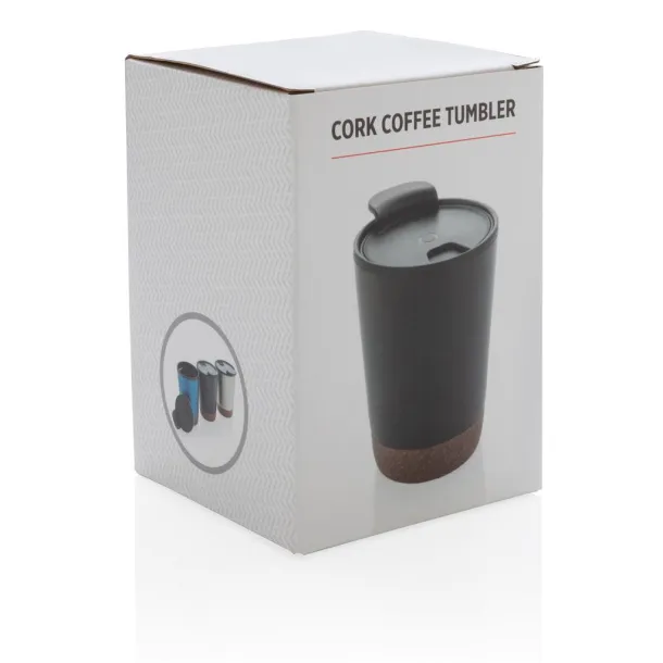  Cork coffee tumbler Black