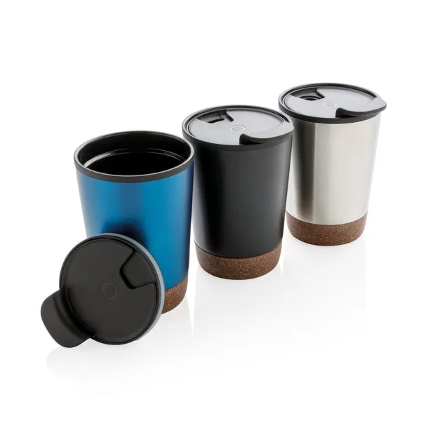  Cork coffee tumbler Blue