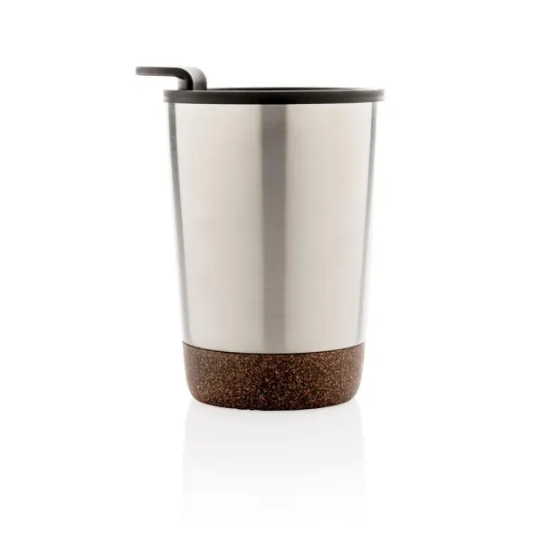  Cork coffee tumbler Silver