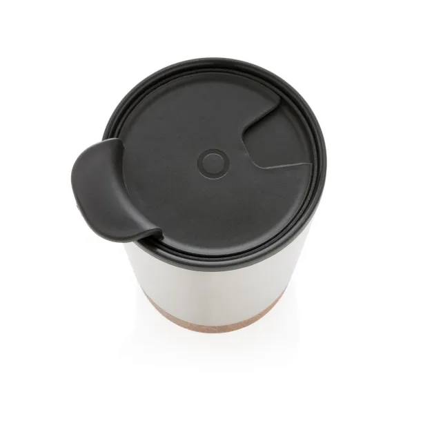  Cork coffee tumbler Silver