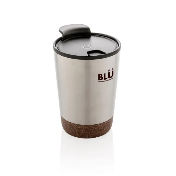  Cork coffee tumbler Silver
