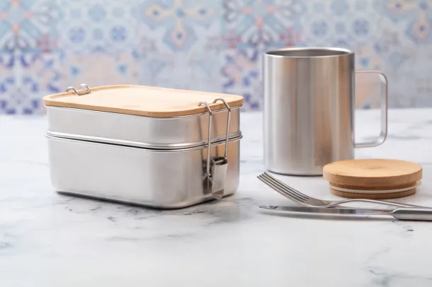 Kotetsu lunch box Silver