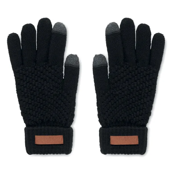 TAKAI Rpet tactile gloves Black