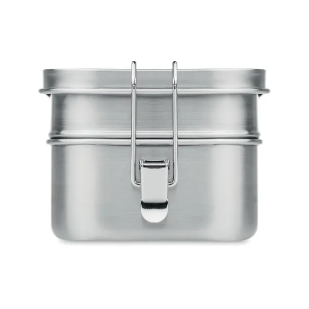 DOUBLE CHAN SS lunch box w/ 2 compartments Matt Silver