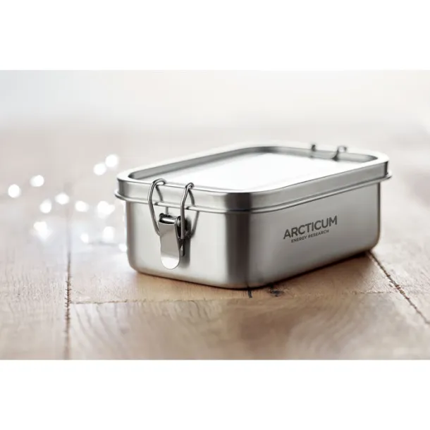 CHAN LUNCHBOX Stainless steel lunchbox 750ml Matt Silver