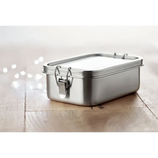 CHAN LUNCHBOX Stainless steel lunchbox 750ml Matt Silver