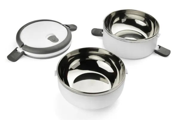 TOGO Food container  700 + 700 ml Bijela