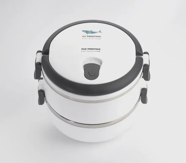 TOGO Food container  700 + 700 ml Bijela
