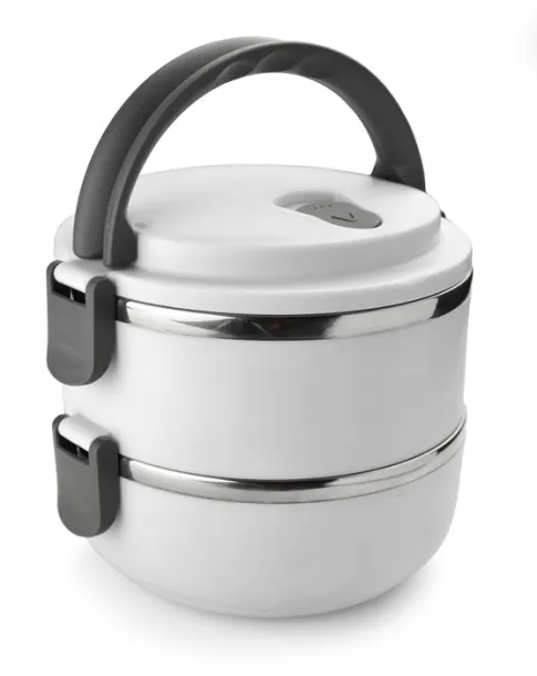 TOGO Food container  700 + 700 ml Bijela