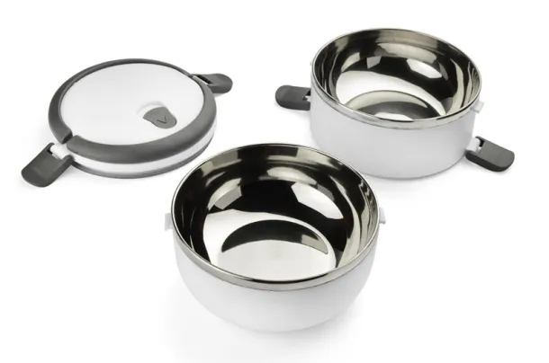 TOGO Food container  700 + 700 ml Bijela