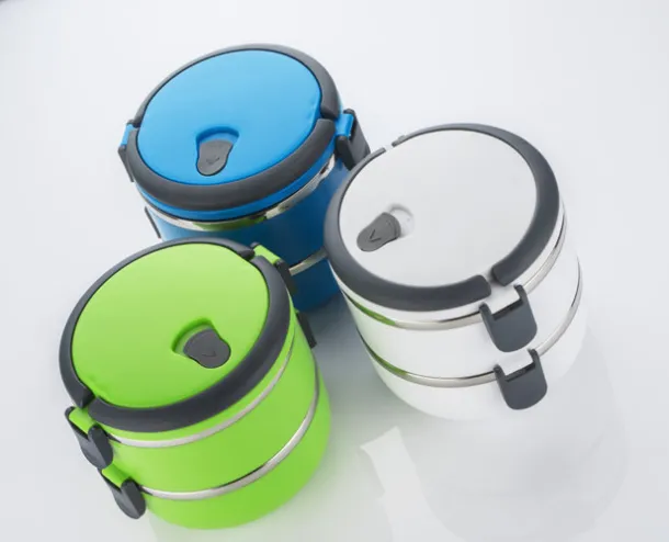 TOGO Food container  700 + 700 ml Svijetlo zelena