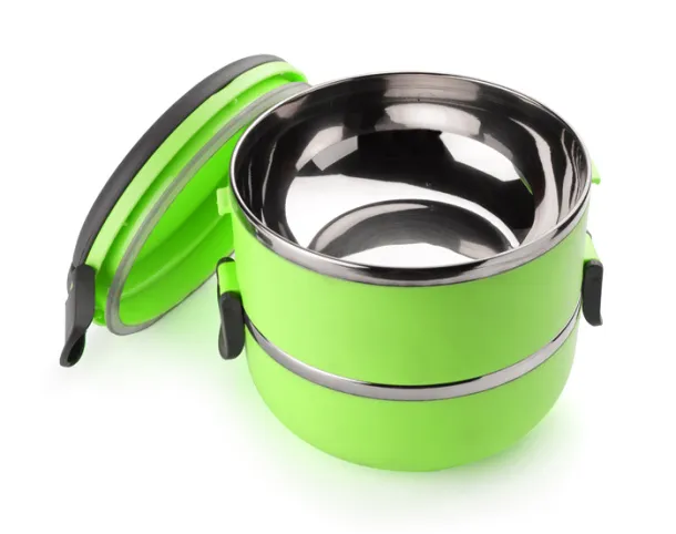 TOGO Food container  700 + 700 ml Light green