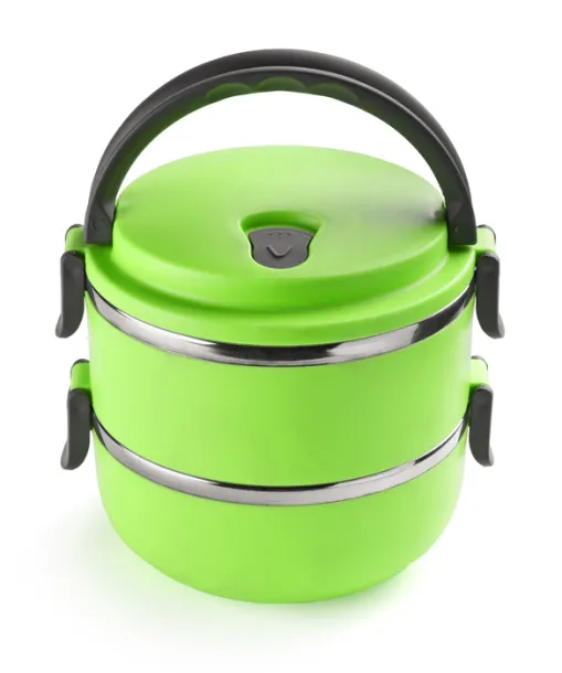 TOGO Food container  700 + 700 ml Light green