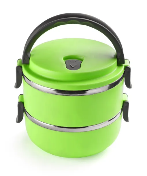 TOGO Food container  700 + 700 ml Light green