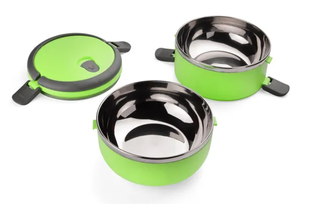 TOGO Food container  700 + 700 ml zielony jasny