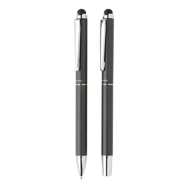  Swiss Peak deluxe pen set in PU pouch - Swiss Peak Black 