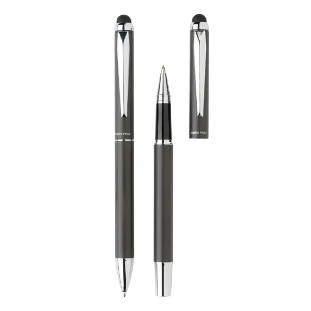  Swiss Peak deluxe pen set in PU pouch - Swiss Peak Black 