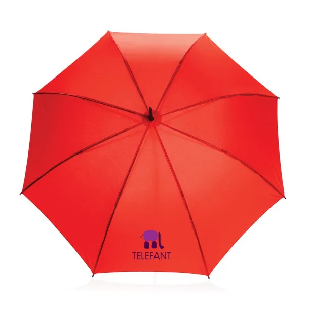  23" Impact AWARE™ RPET 190T standard auto open umbrella - XD Collection Crvena 