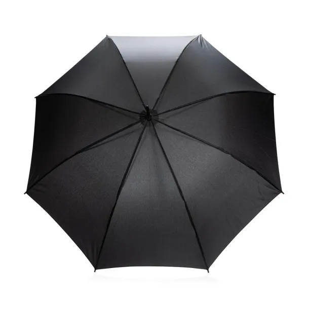  23" Impact AWARE™ RPET 190T standard auto open umbrella - XD Collection Black 