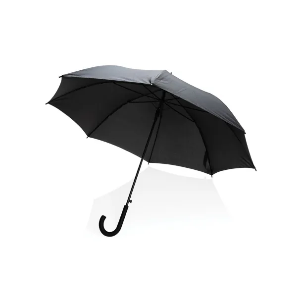  23" Impact AWARE™ RPET 190T standard auto open umbrella - XD Collection Black 