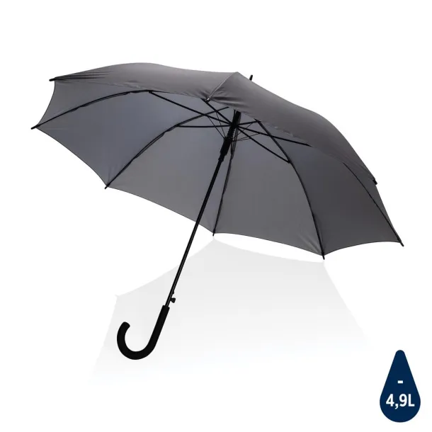  23" Impact AWARE™ RPET 190T standard auto open umbrella - XD Collection Anthracite 