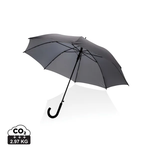  23" Impact AWARE™ RPET 190T standard auto open umbrella - XD Collection Anthracite 