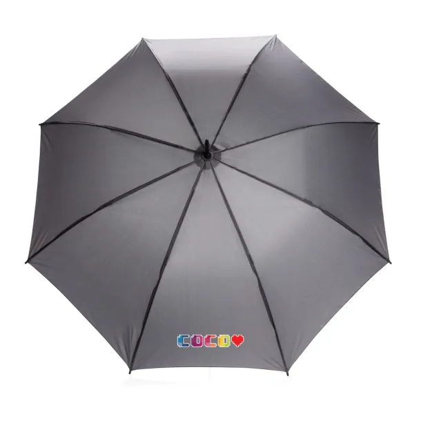  23" Impact AWARE™ RPET 190T standard auto open umbrella - XD Collection Anthracite 