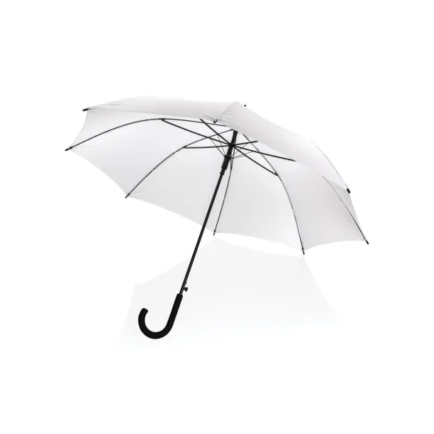  23" Impact AWARE™ RPET 190T standard auto open umbrella - XD Collection White 