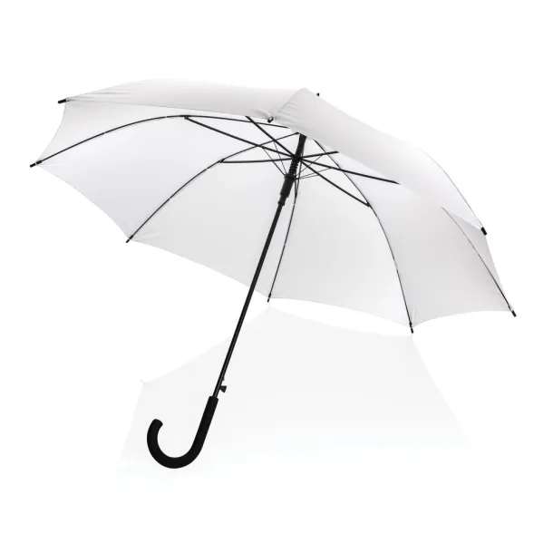  23" Impact AWARE™ RPET 190T standard auto open umbrella - XD Collection White 