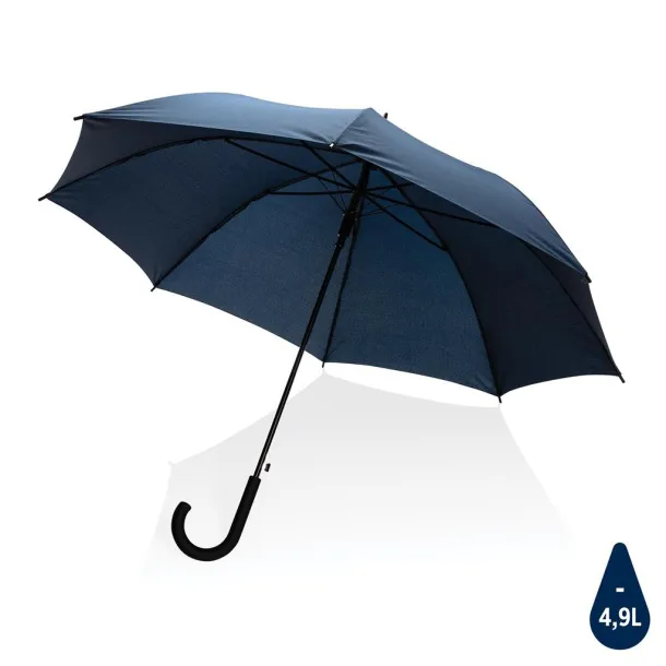  23" Impact AWARE™ RPET 190T standard auto open umbrella - XD Collection Navy Blue 