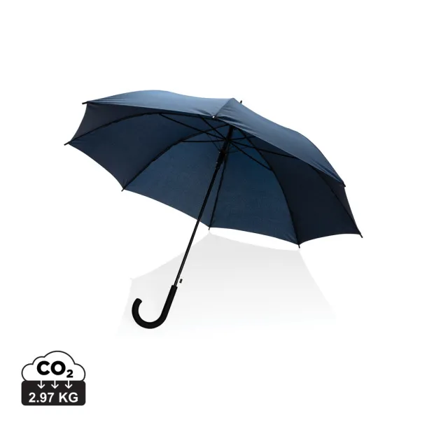  23" Impact AWARE™ RPET 190T standard auto open umbrella - XD Collection Navy Blue 