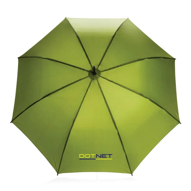  23" Impact AWARE™ RPET 190T standard auto open umbrella - XD Collection Green