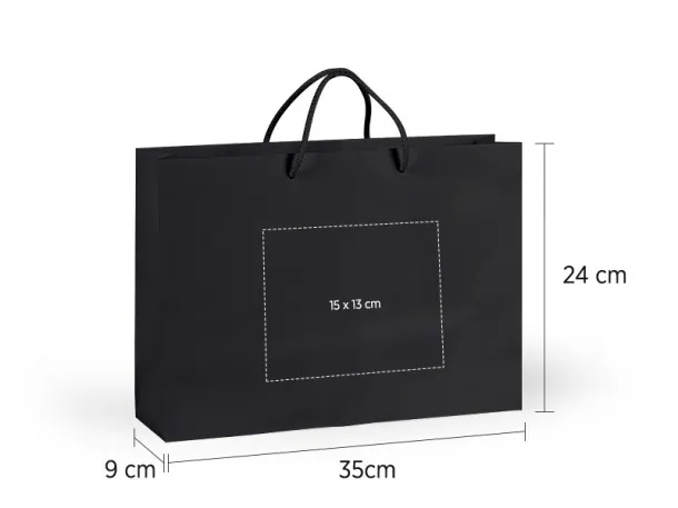 DINA HO paper bag Black